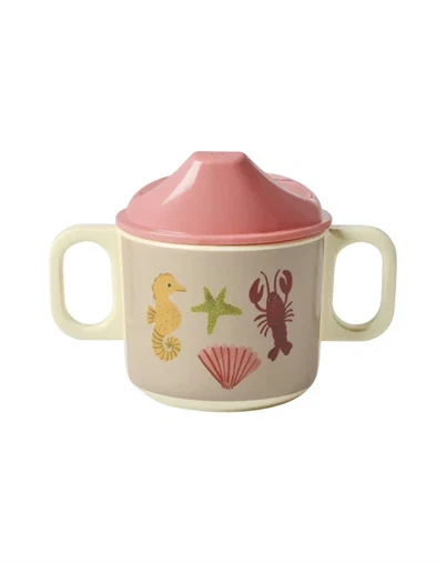 Rice - Babykop - Koral Ocean Print 
